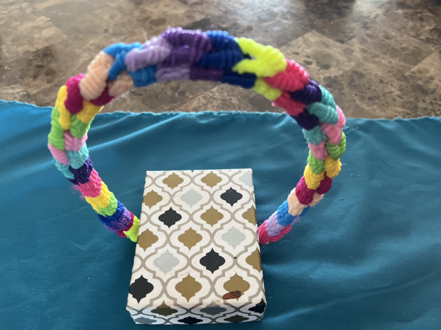 Rainbow Braided Headband - photo 2
