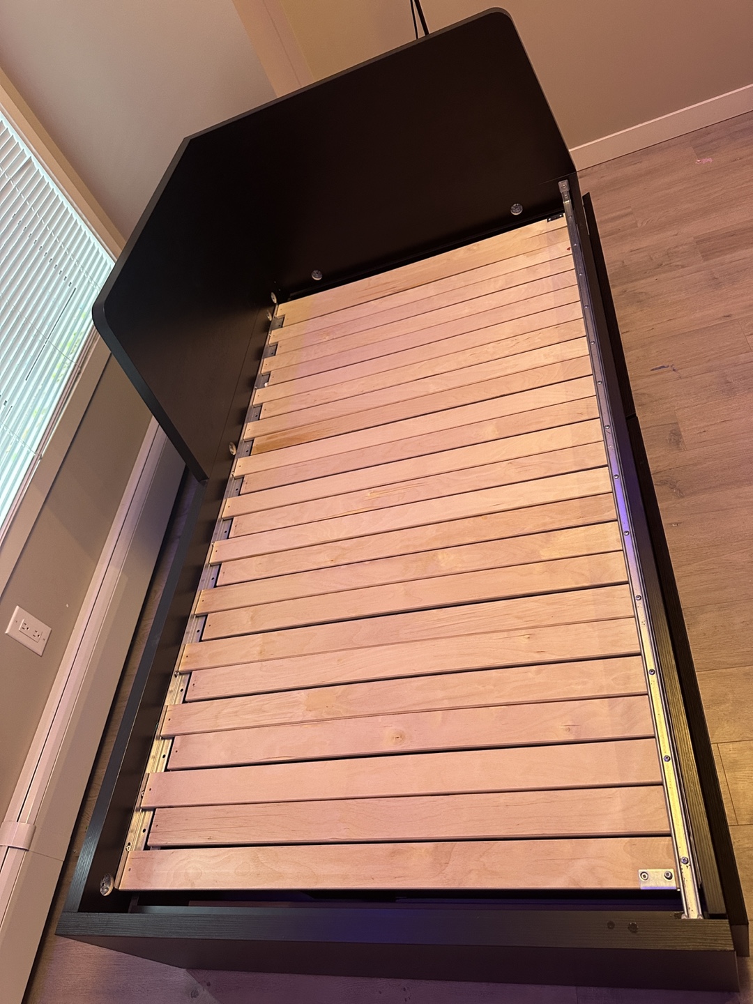 Twin to King Platform Bed Frame with Storage Drawers - photo 2