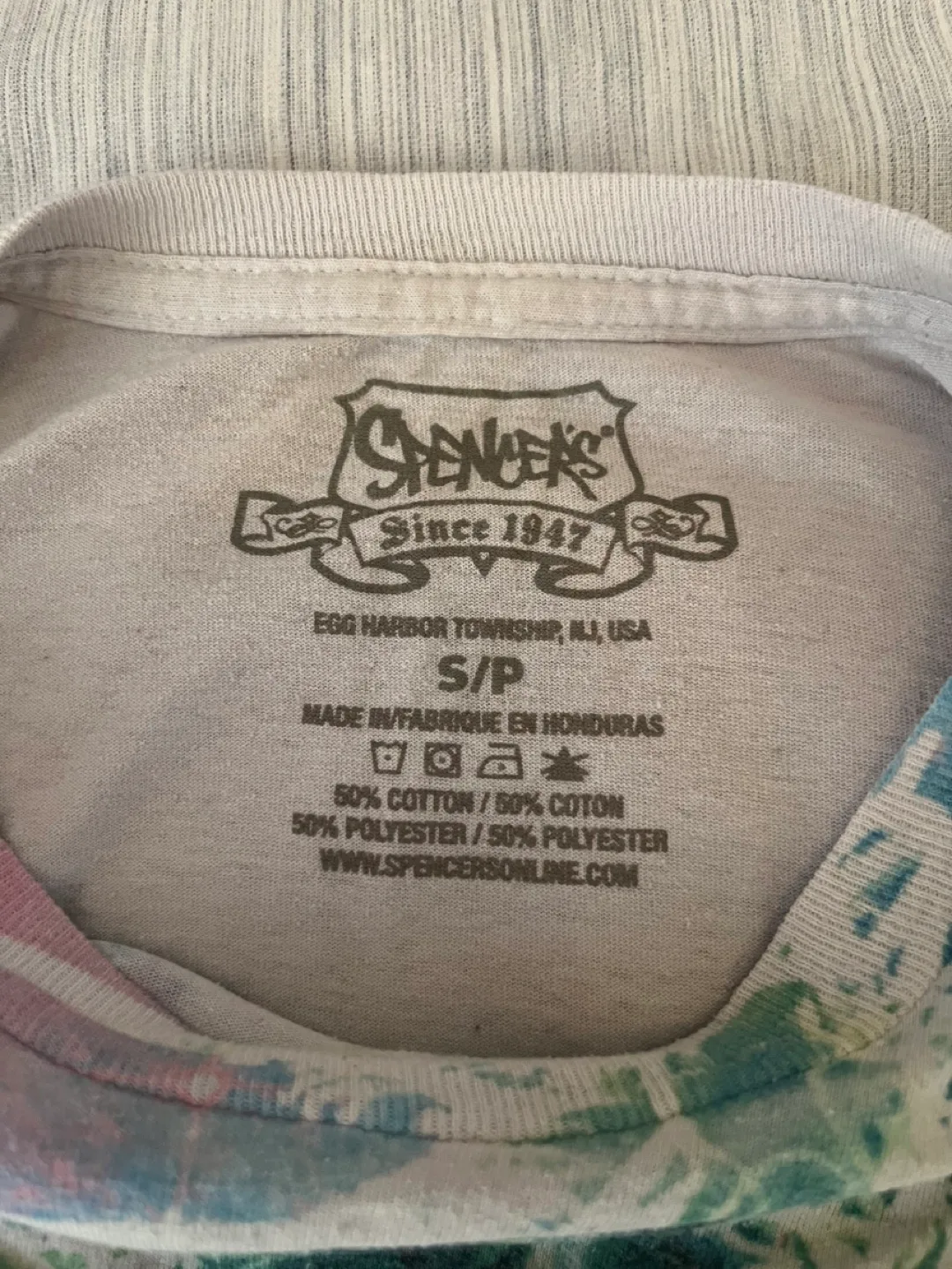 Spencer's Gifts Weed Galaxy Graphic Tee - Size Small image indicator(2)