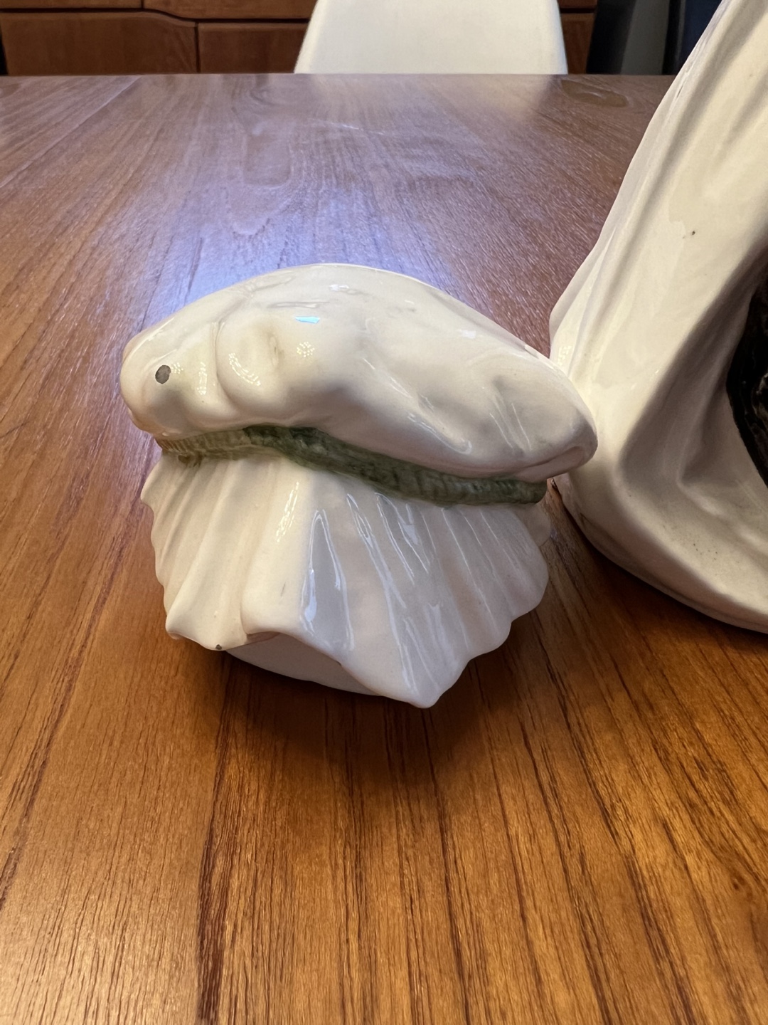 Vintage Ceramic Cookie Jar with Lid - photo 4