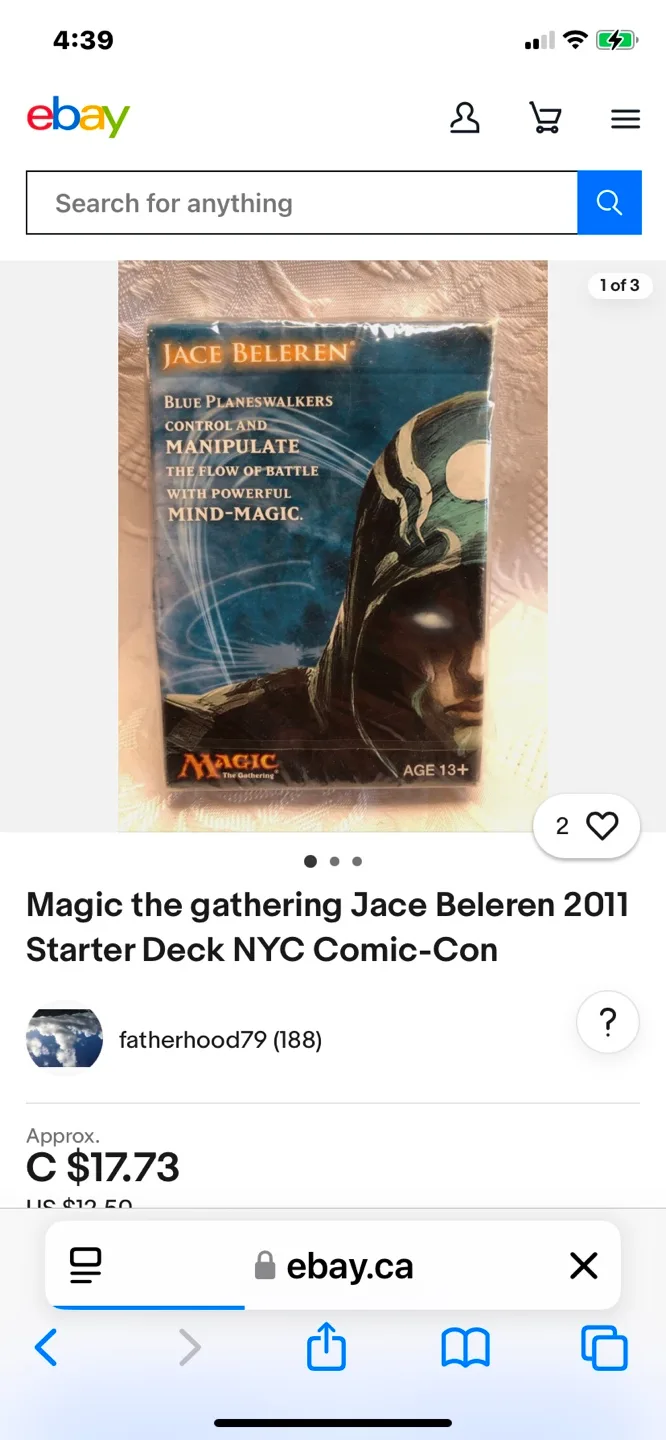 Magic: Jace Beleren 2011 NYC Comic-Con Starter Deck image indicator(2)