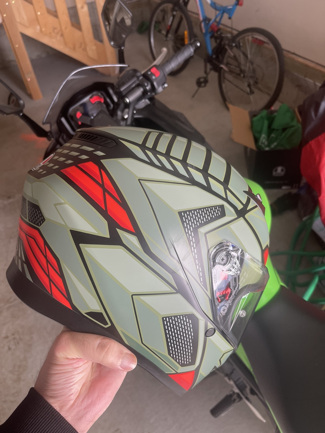 AGV K3 Dot Helmet - Size Large - photo 2