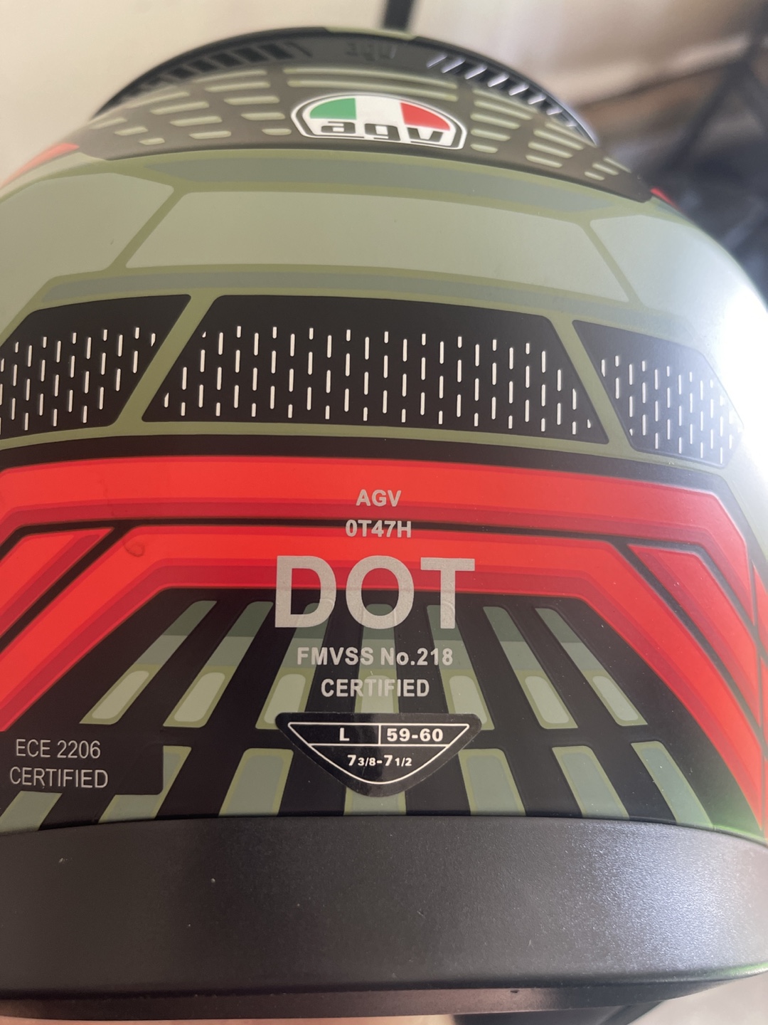 AGV K3 Dot Helmet - Size Large - photo 4