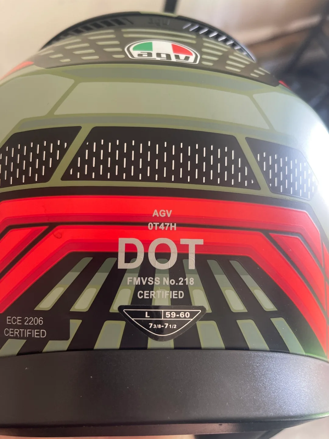 AGV K3 Dot Helmet - Size Large image indicator(4)