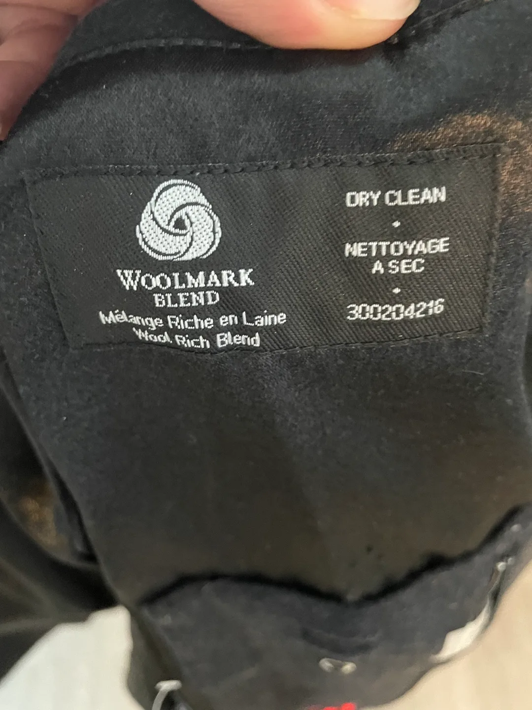 Men's dark grey wool blend coat image indicator(5)