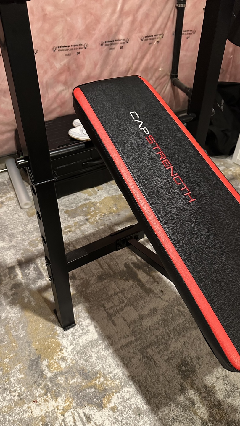 Bench with 100 lbs and dumbbells - photo 3