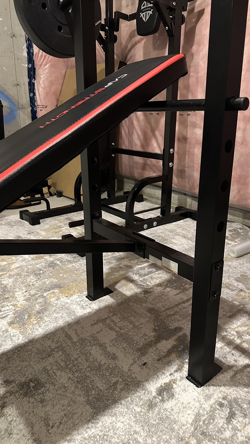 Bench with 100 lbs and dumbbells - photo 4