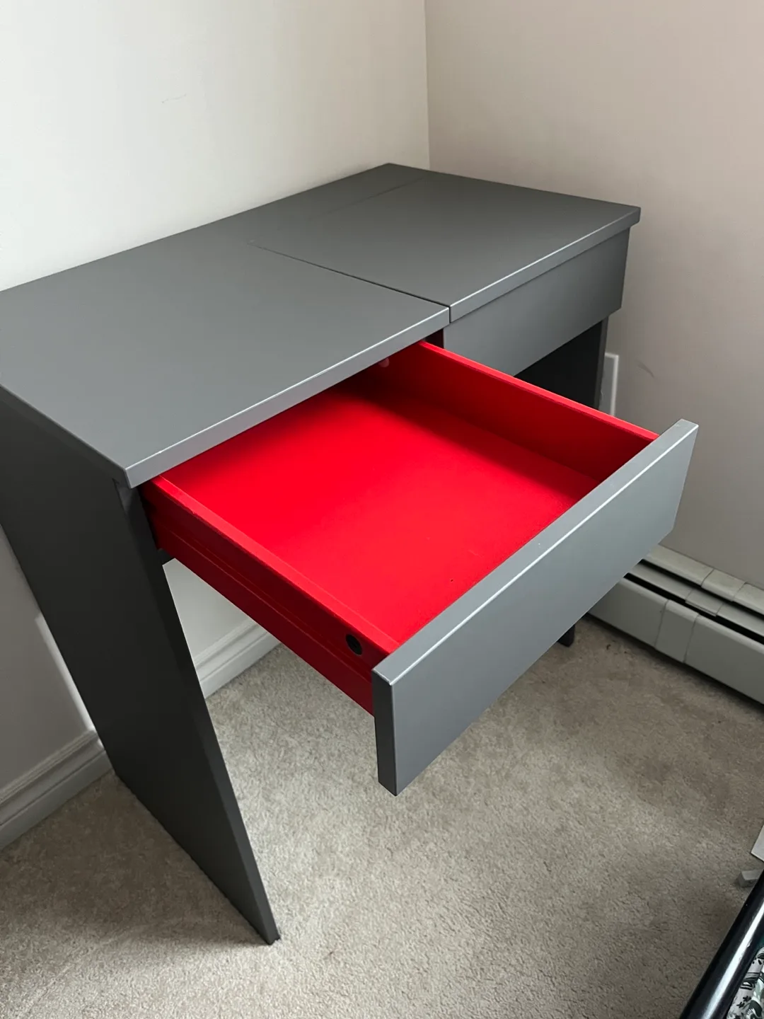 Ikea Grey and Red dressing table image indicator(2)
