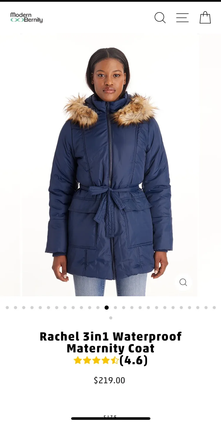 Maternity Puffer Jacket image indicator(6)
