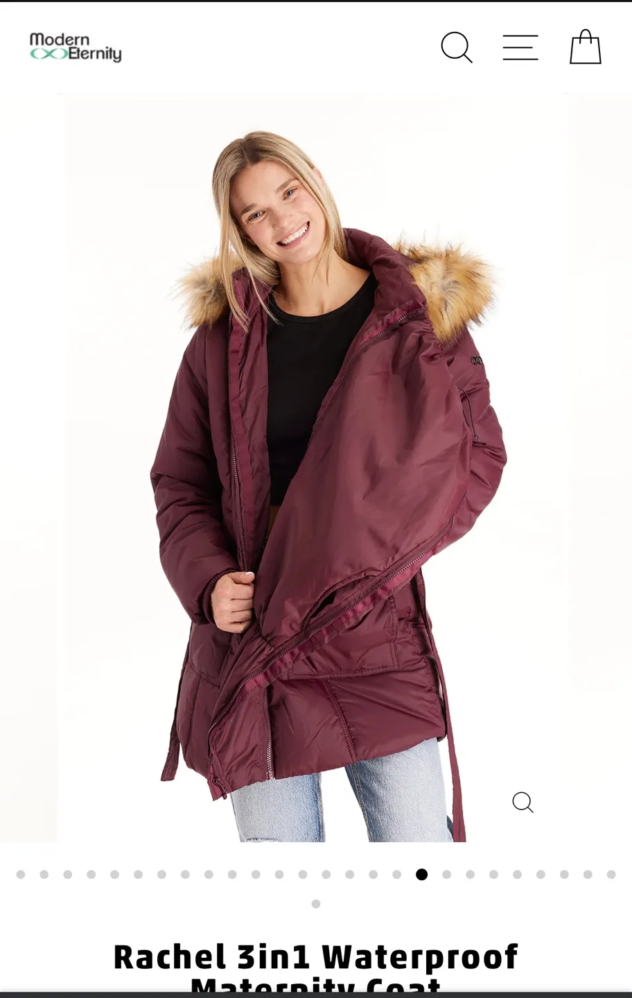 Maternity Puffer Jacket image indicator(7)