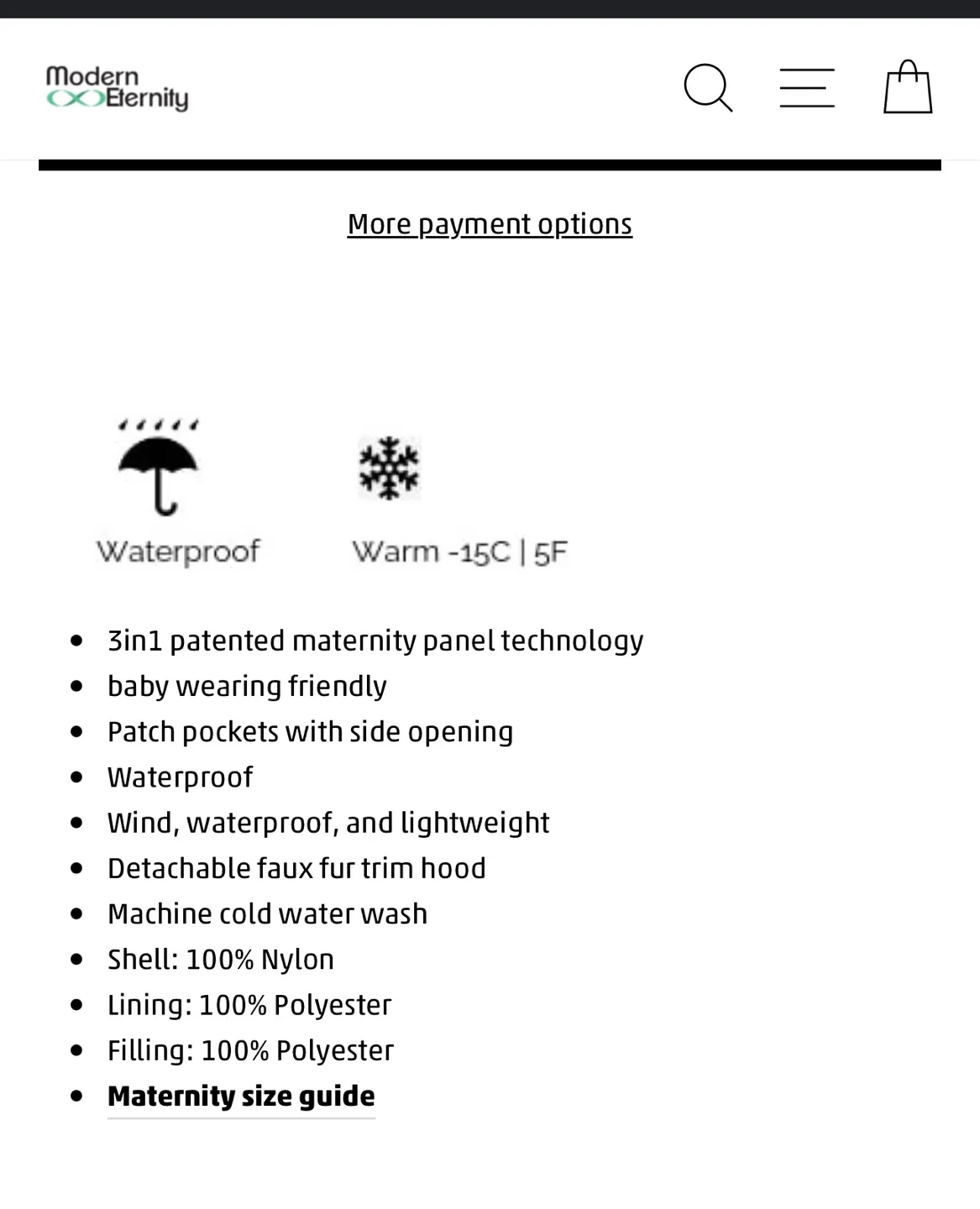 Maternity Puffer Jacket image indicator(8)
