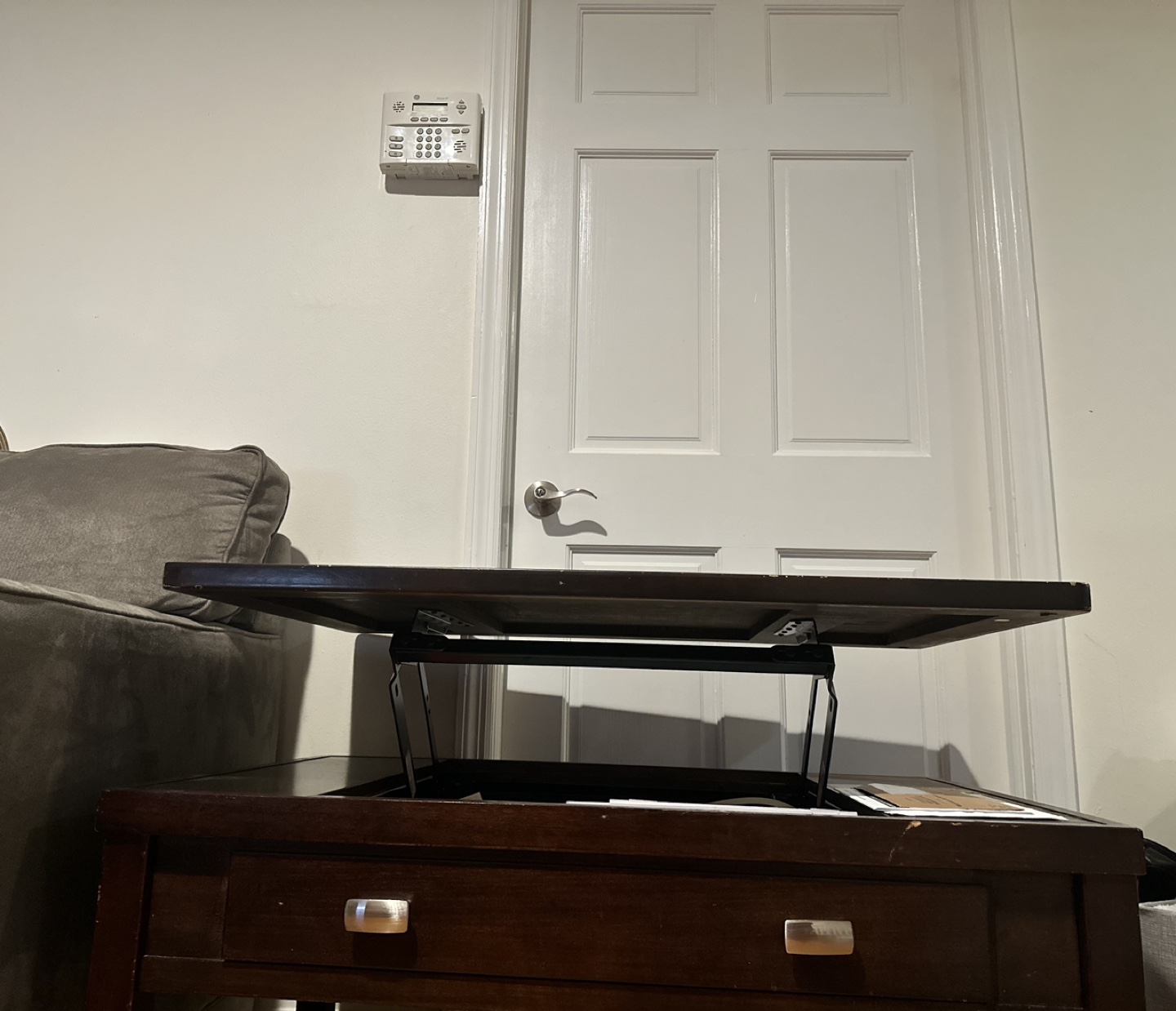 Lift-Top Coffee Table with Storage - photo 3