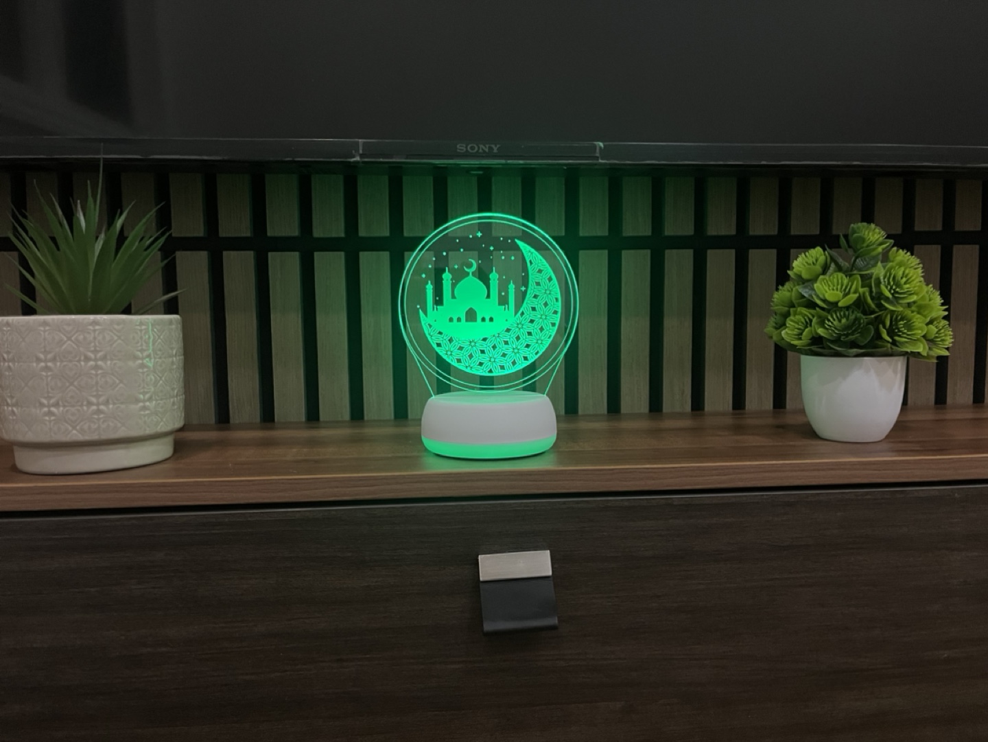 LED Ramadan Moon & Mosque Lamp - photo 2