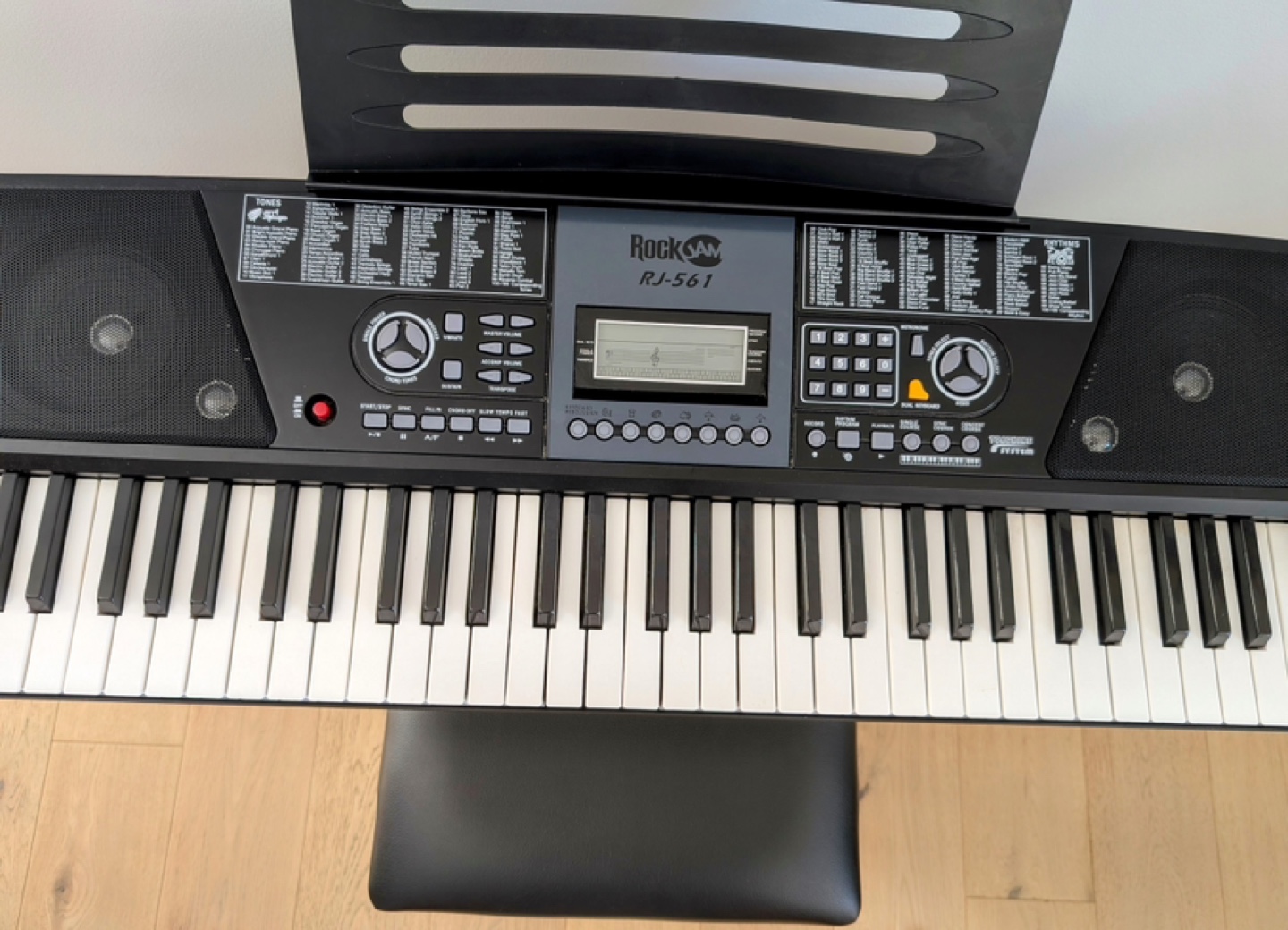 RockJam RJ-561 61-Key Keyboard Piano - photo 2