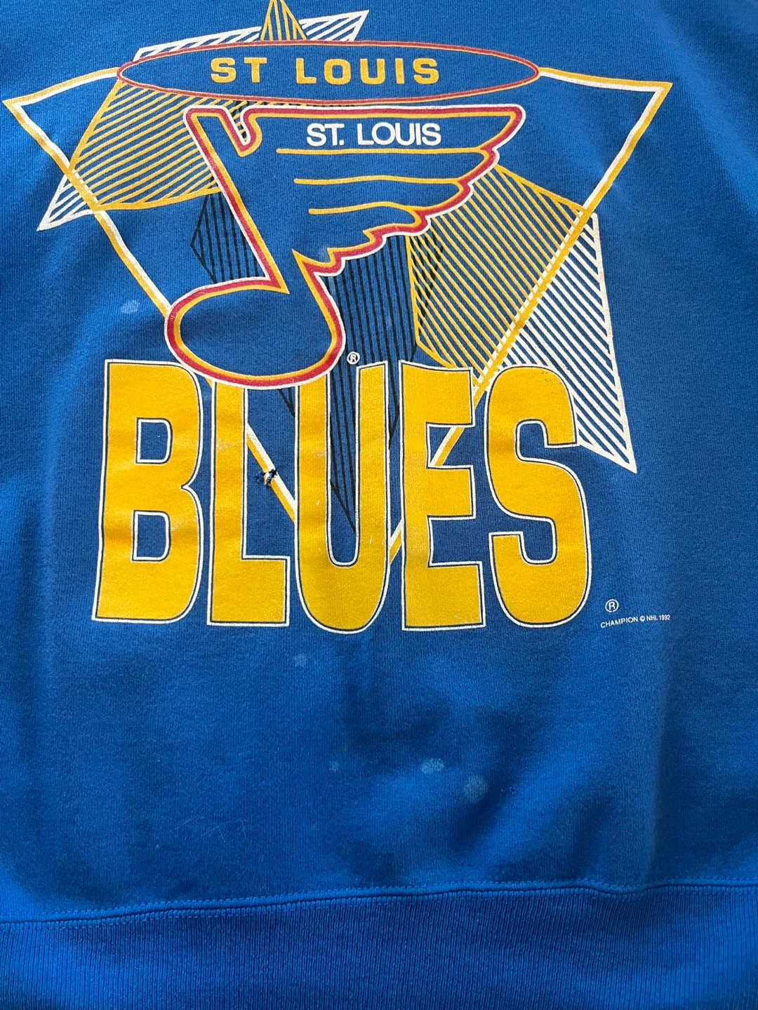 Vintage 1992 St. Louis Blues Sweatshirt - Size Large image indicator(2)