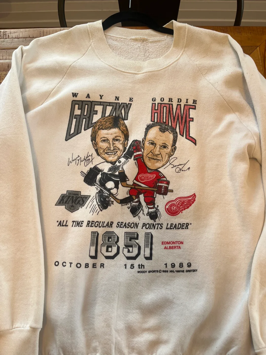 Vintage Wayne Gretzky & Gordie Howe NHL Sweatshirt image indicator(3)