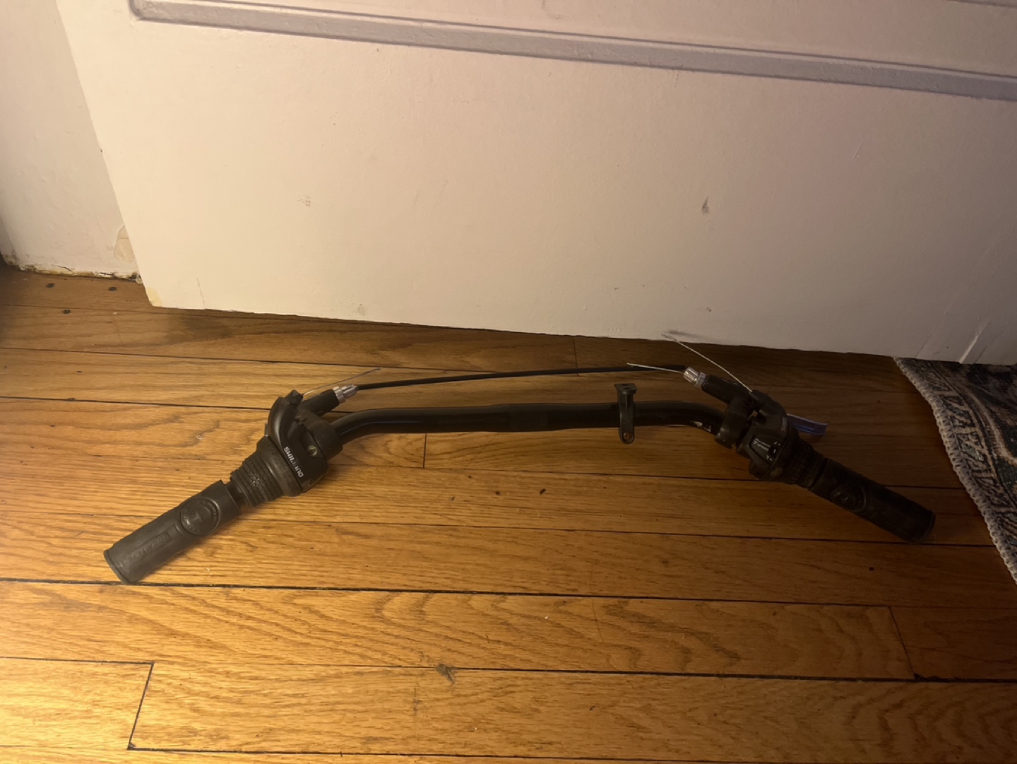 Used Bike Handlebars with Shimano Shifters