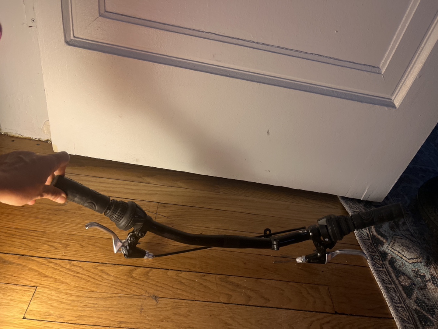 Used Bike Handlebars with Shimano Shifters - photo 3