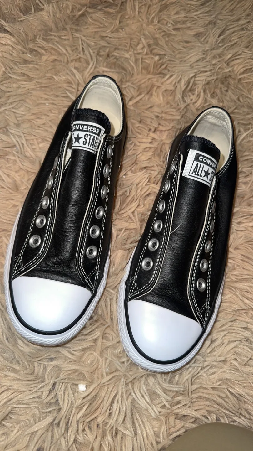 Converse  - Black Leather thumbnail
