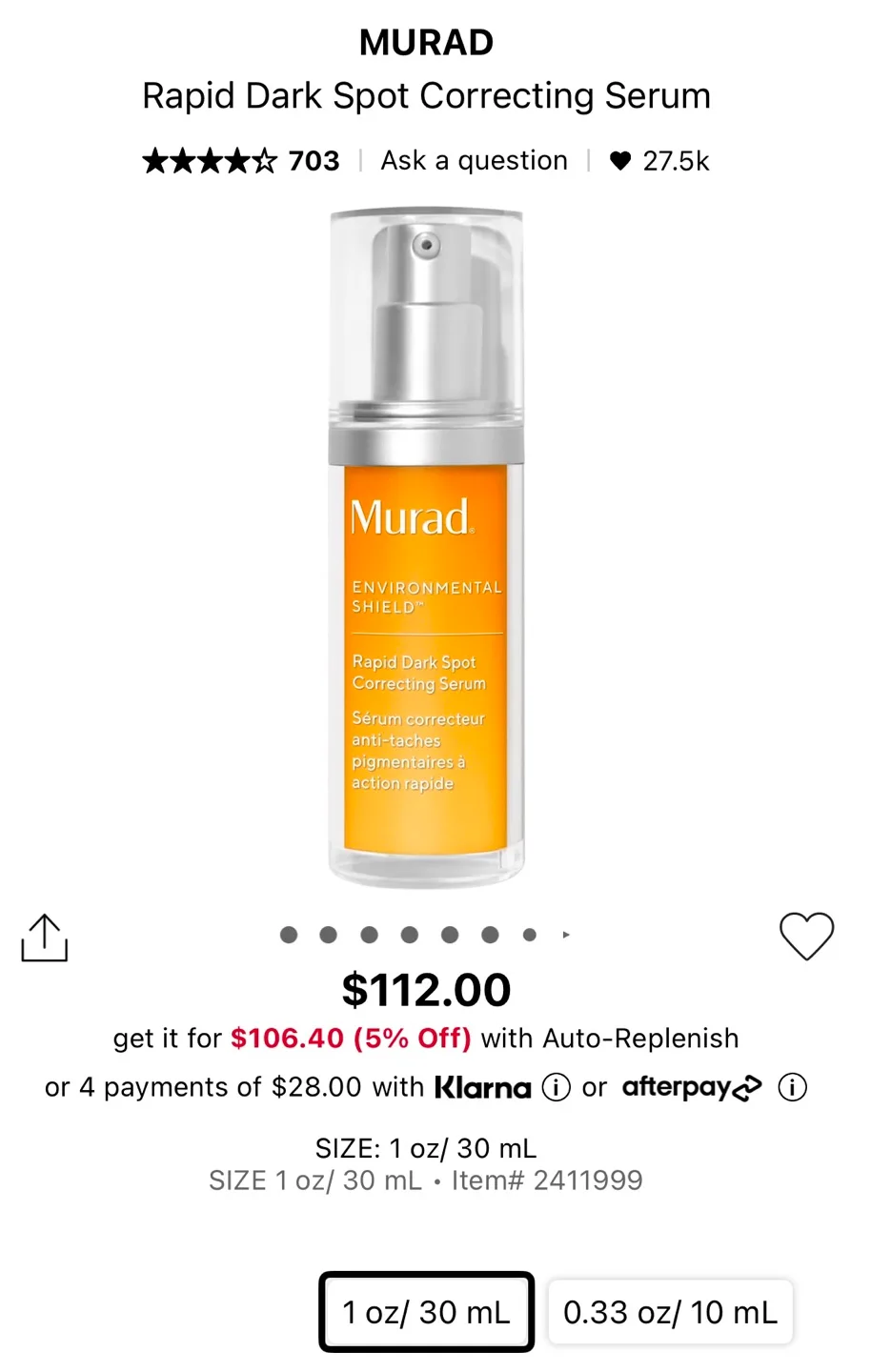 Murad Dark Spot Correcting Serum image indicator(2)
