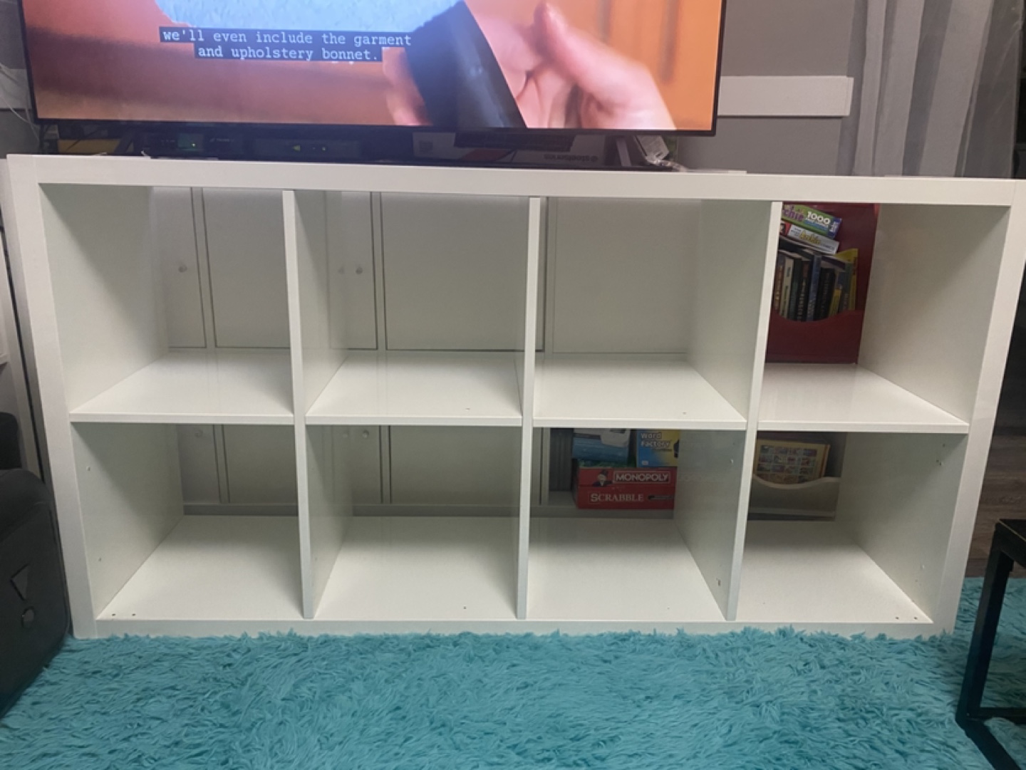 IKEA Kallax 8 Cube Shelving Unit - White