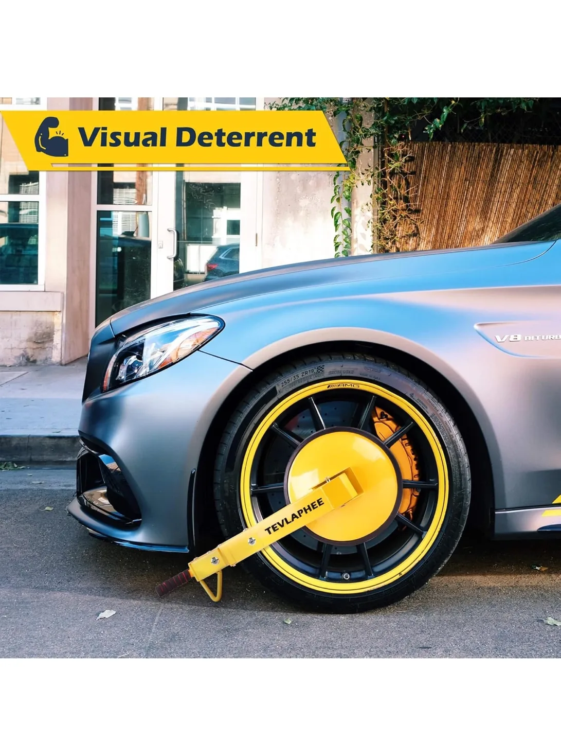 Wheel Clamp Lock - Heavy Duty Anti-theft Device image indicator(3)