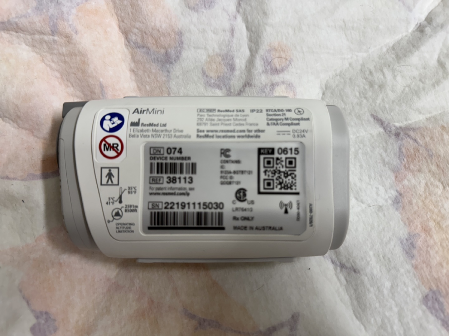 ResMed AirMini CPAP Travel Device - photo 3