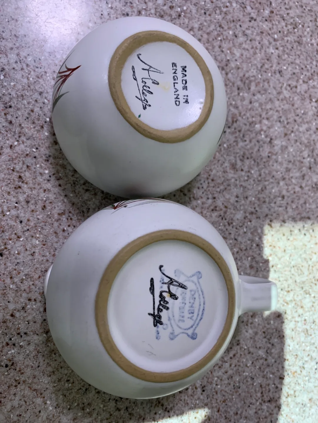 Denby Sugar Bowl and Creamer image indicator(2)