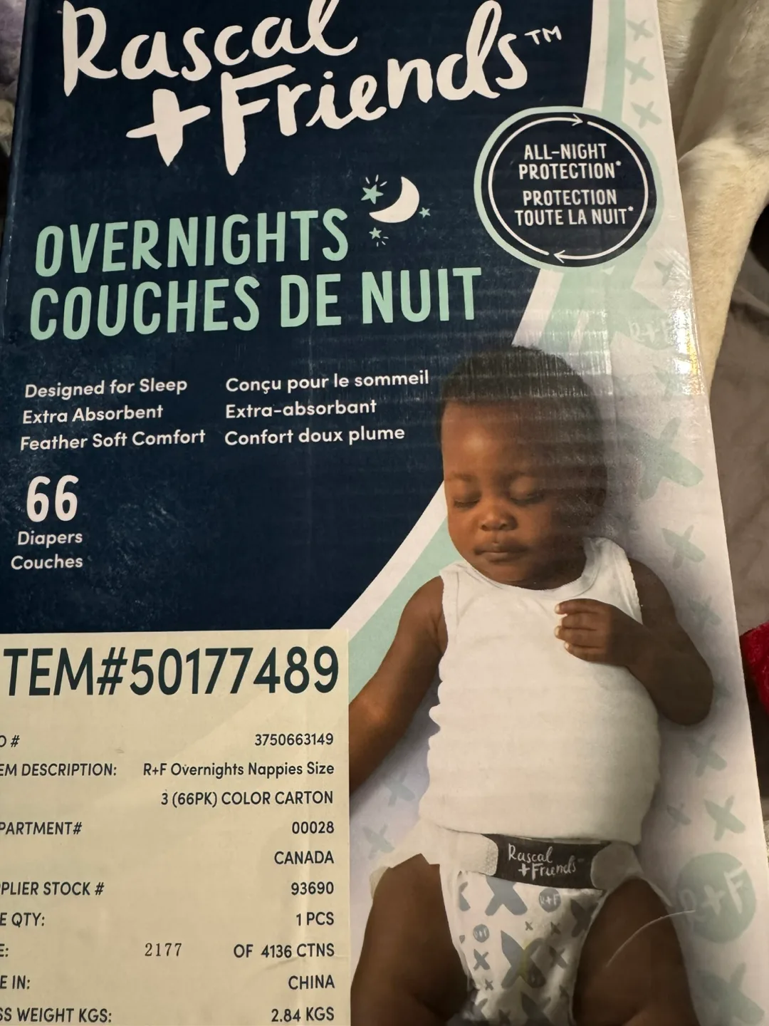 Rascal + Friends Overnight Diapers Size thumbnail
