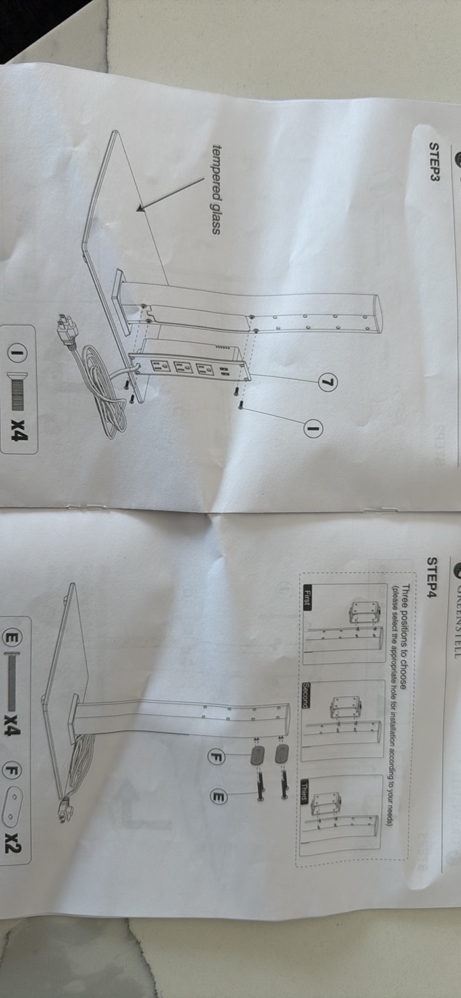 TV Stand with Tempered Glass base - photo 2