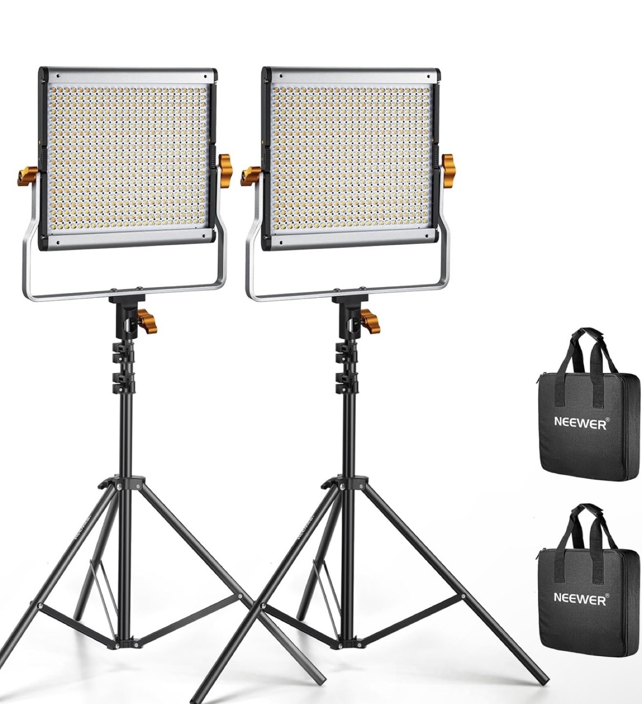 Neewer 480 Bi Color LED Photography Light Kit