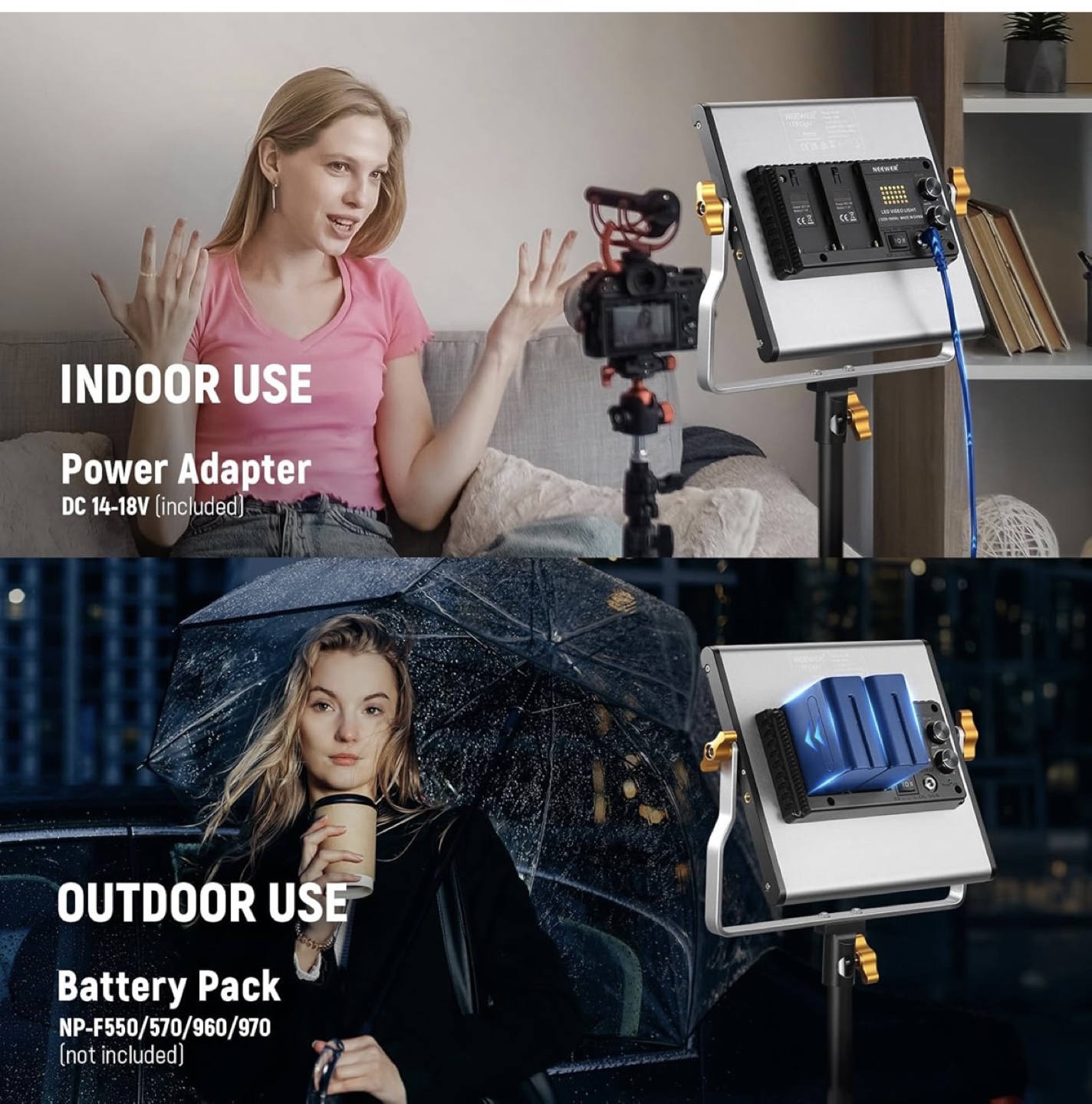Neewer 480 Bi Color LED Photography Light Kit - photo 5
