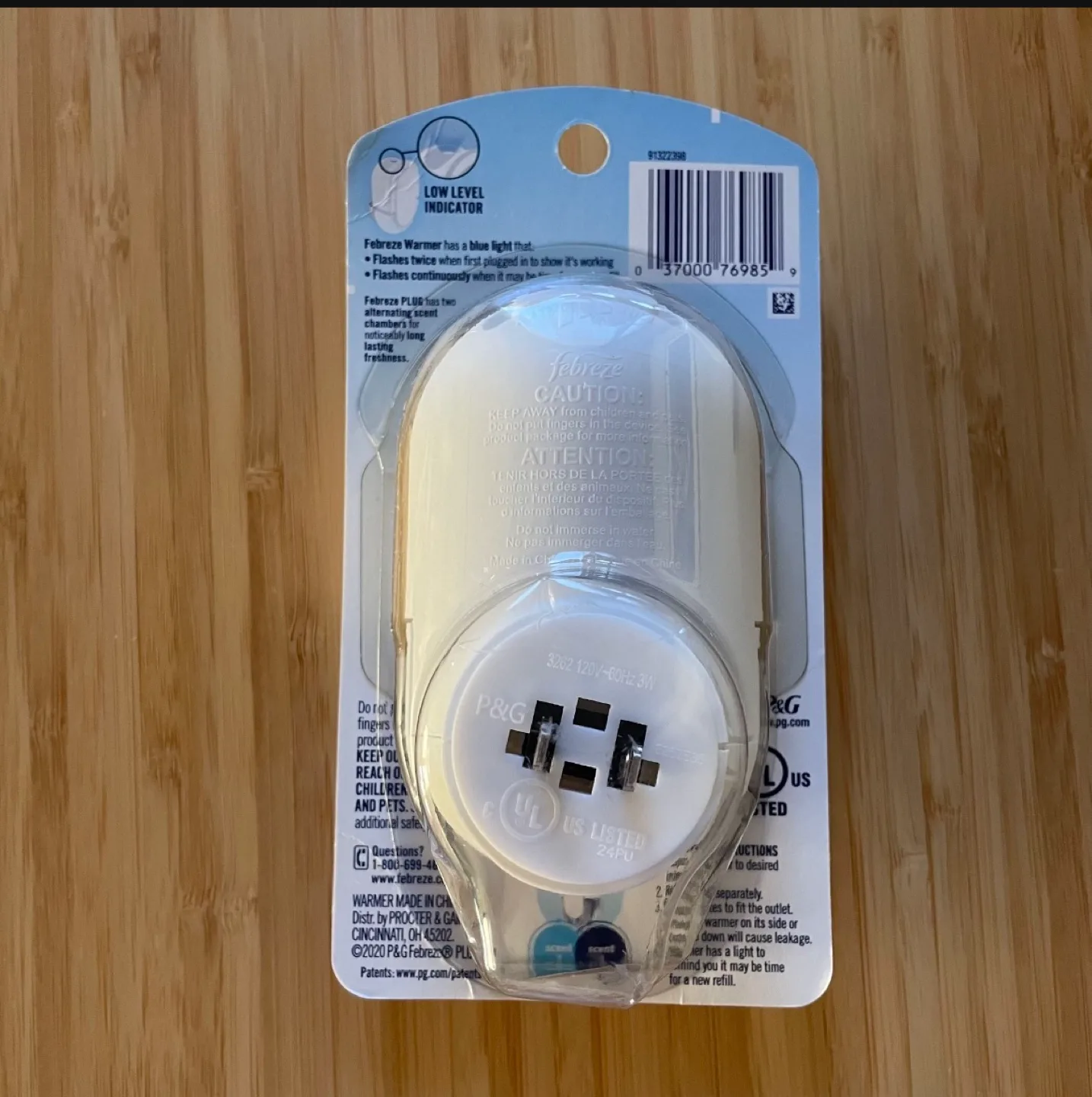 Febreze Plug Oil Warmer with Low-Level Indicator Light image indicator(2)