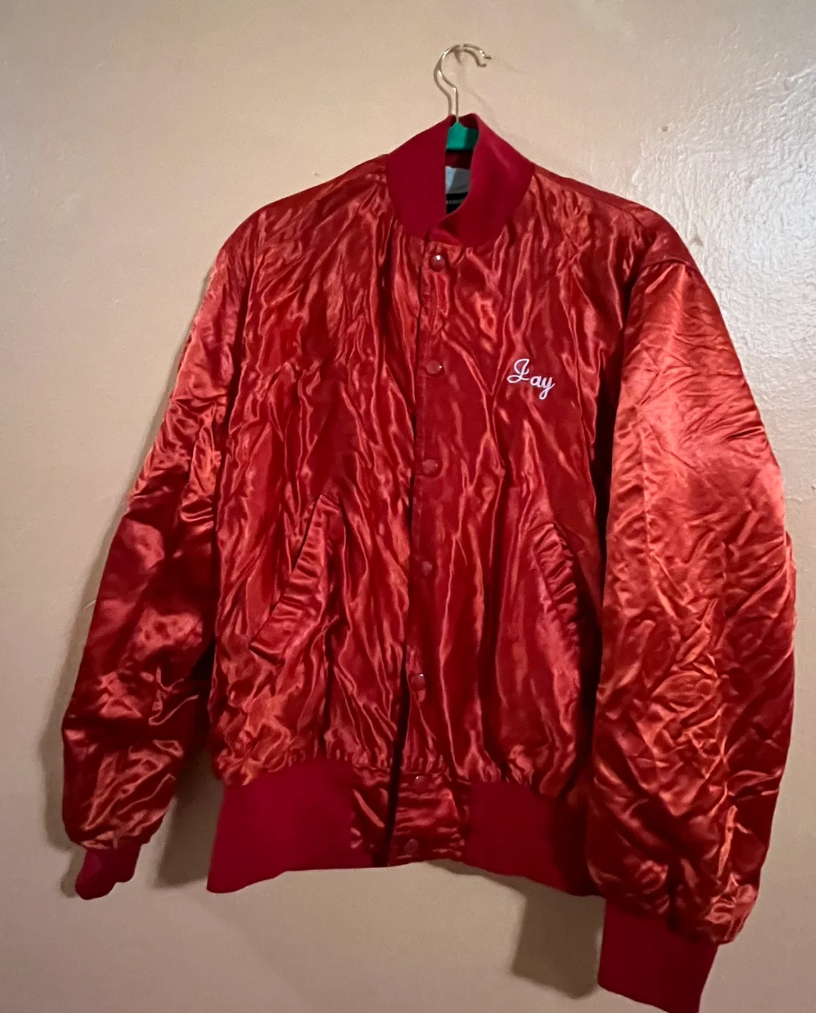 Vintage 42nd Street Satin Bomber Jacket image indicator(2)