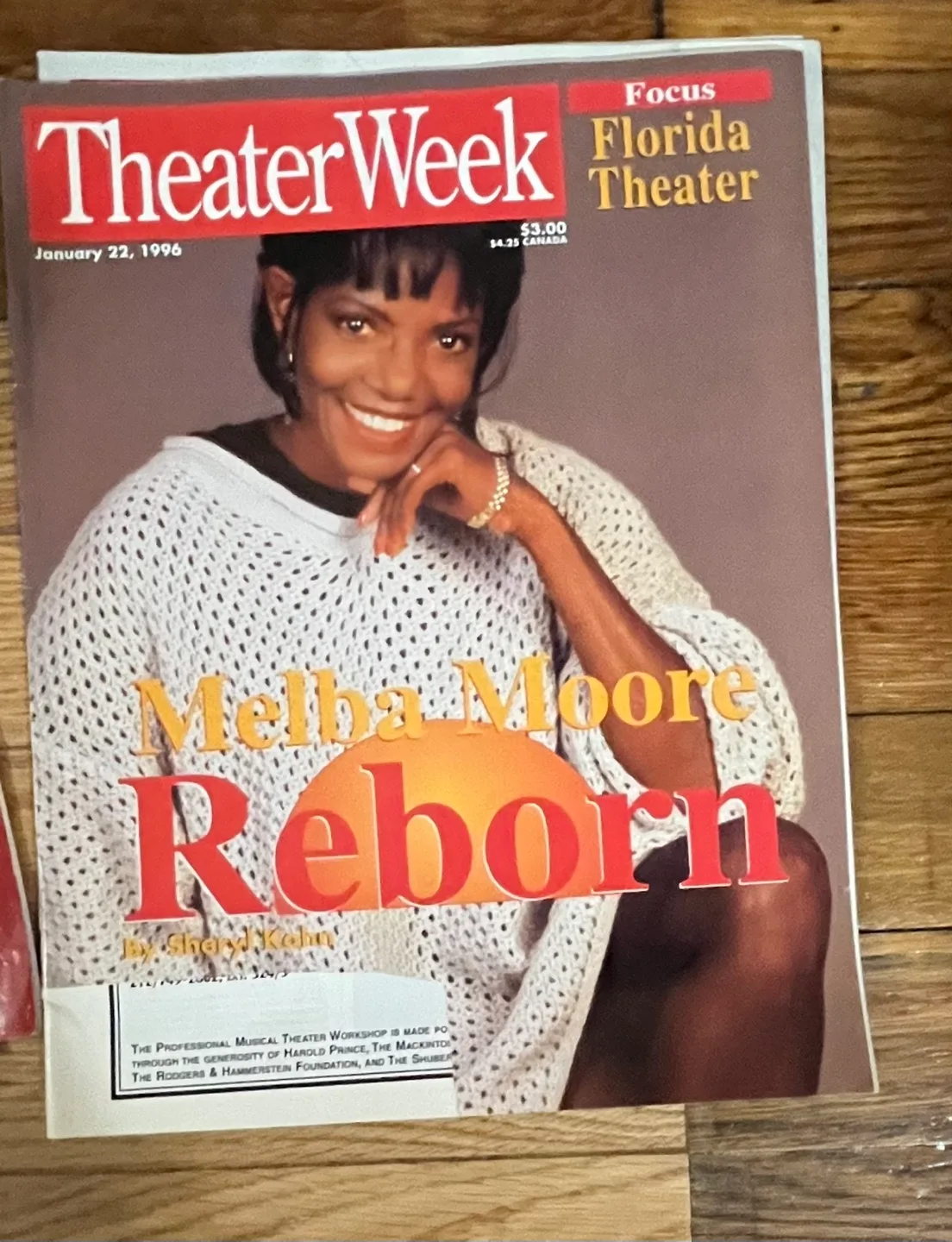 Lot of 5 Vintage TheaterWeek Magazines image indicator(8)