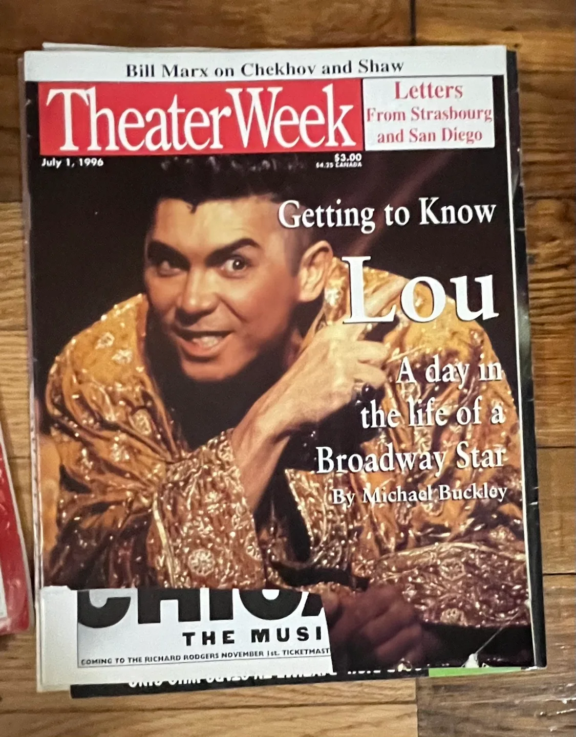 Lot of 5 Vintage TheaterWeek Magazines image indicator(7)