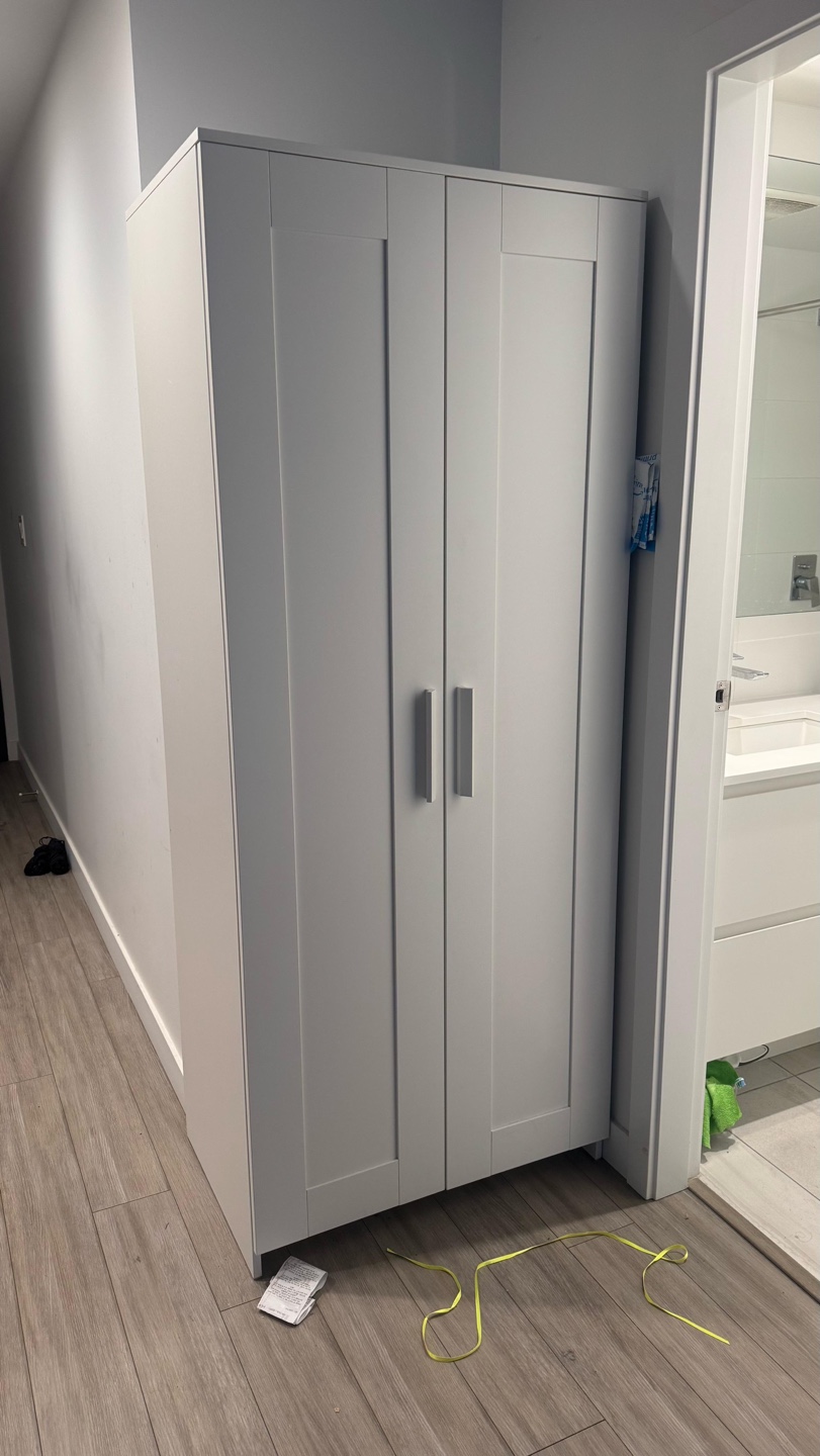 IKEA BRIMNES Wardrobe - white