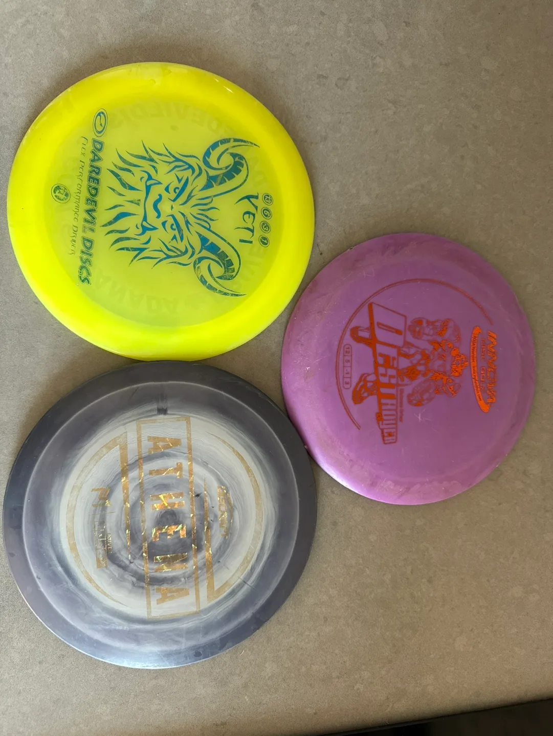3 Used Disc Golf Discs image indicator(2)