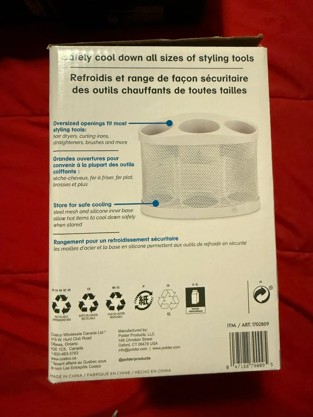 Polder Over-the-Door Style Station Organizer image indicator(3)