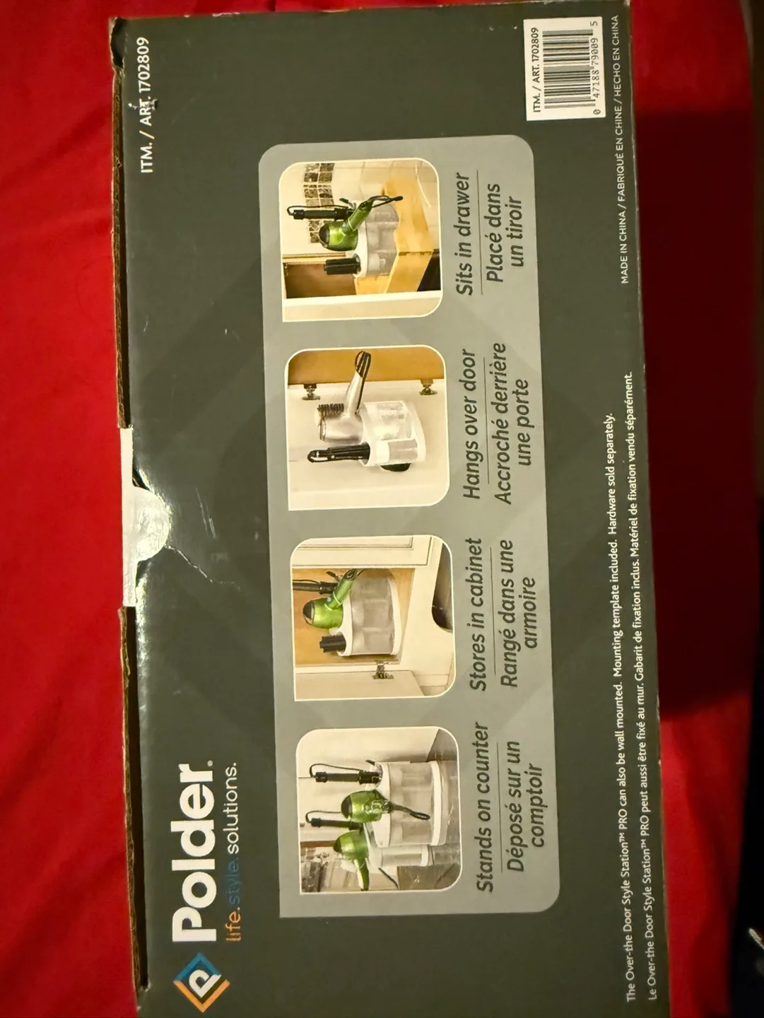 Polder Over-the-Door Style Station Organizer image indicator(2)