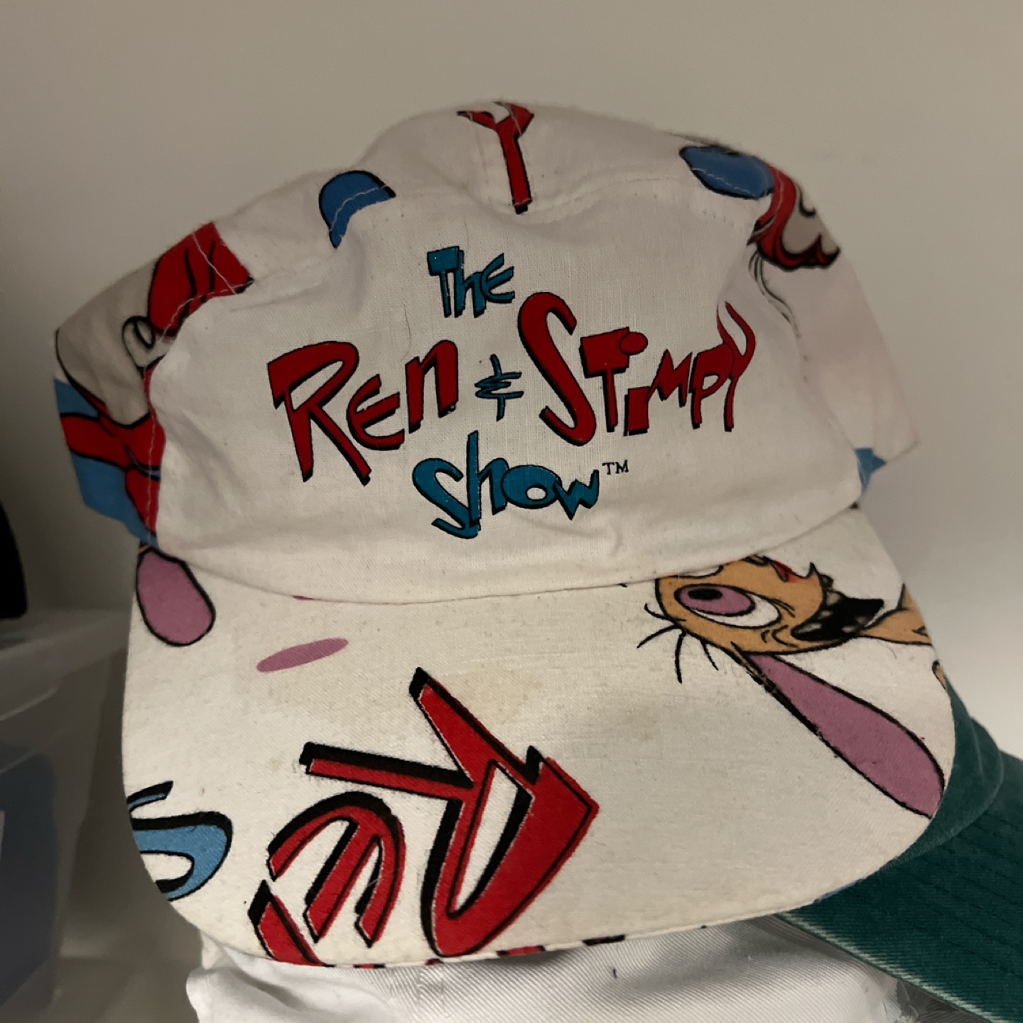 Vintage Ren & Stimpy Show Hat - Two Hats!