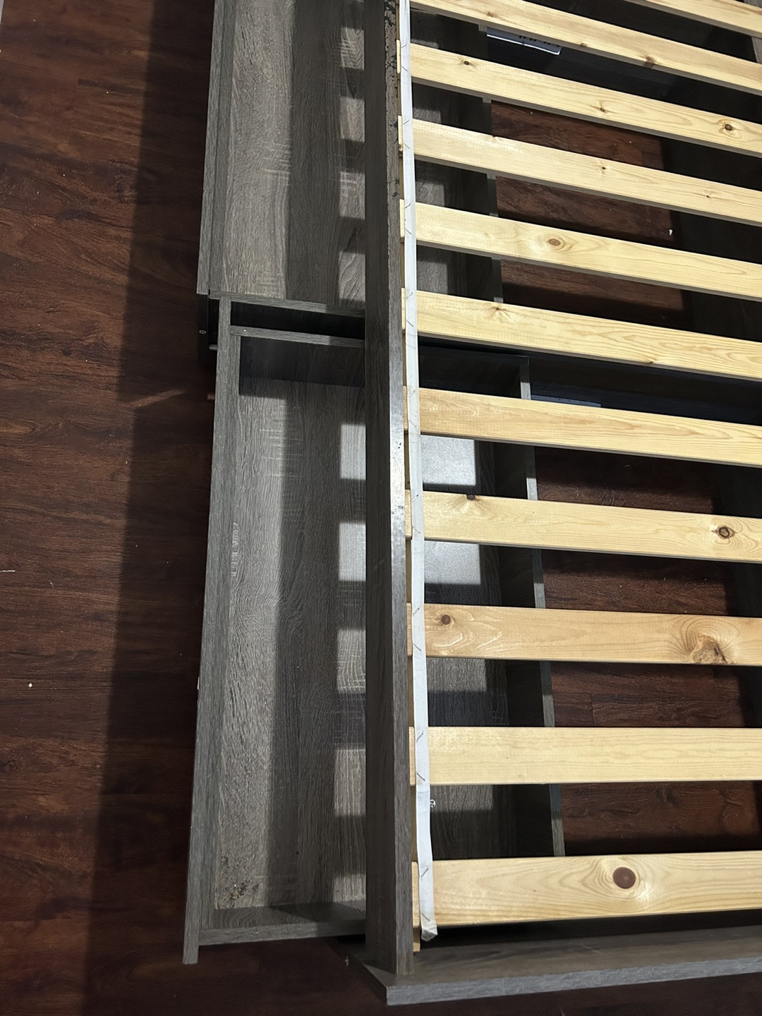 Queen Storage Bed Frame with Headboard - photo 3