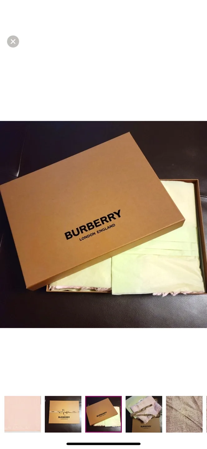 Burberry Blush Pink Scarf - BNWT image indicator(5)