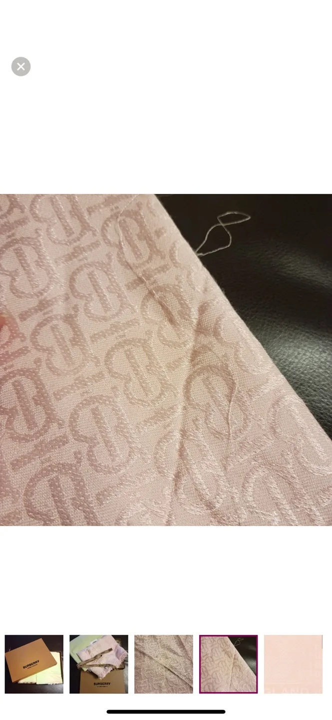 Burberry Blush Pink Scarf - BNWT image indicator(8)
