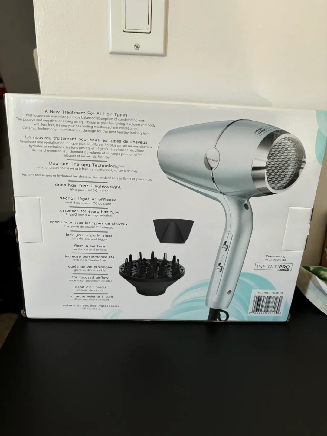 InfinitiPro SmoothWrap Hair Dryer image indicator(2)