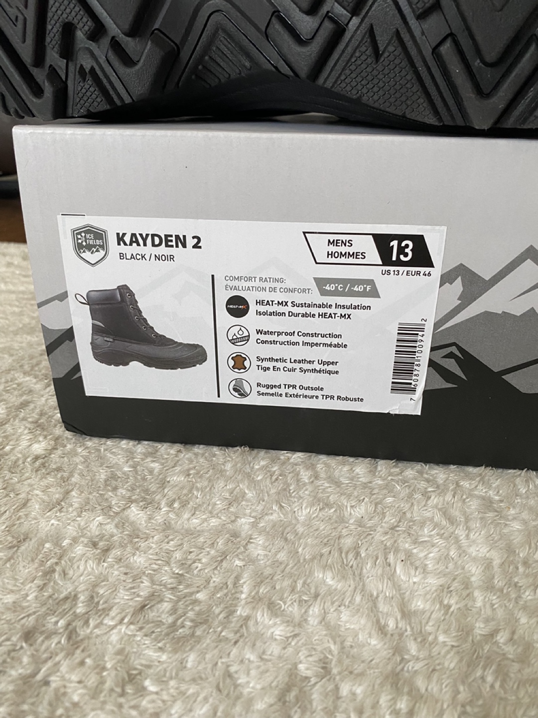 Men's Ice Fields Winter Boots - Size 13 - photo 3