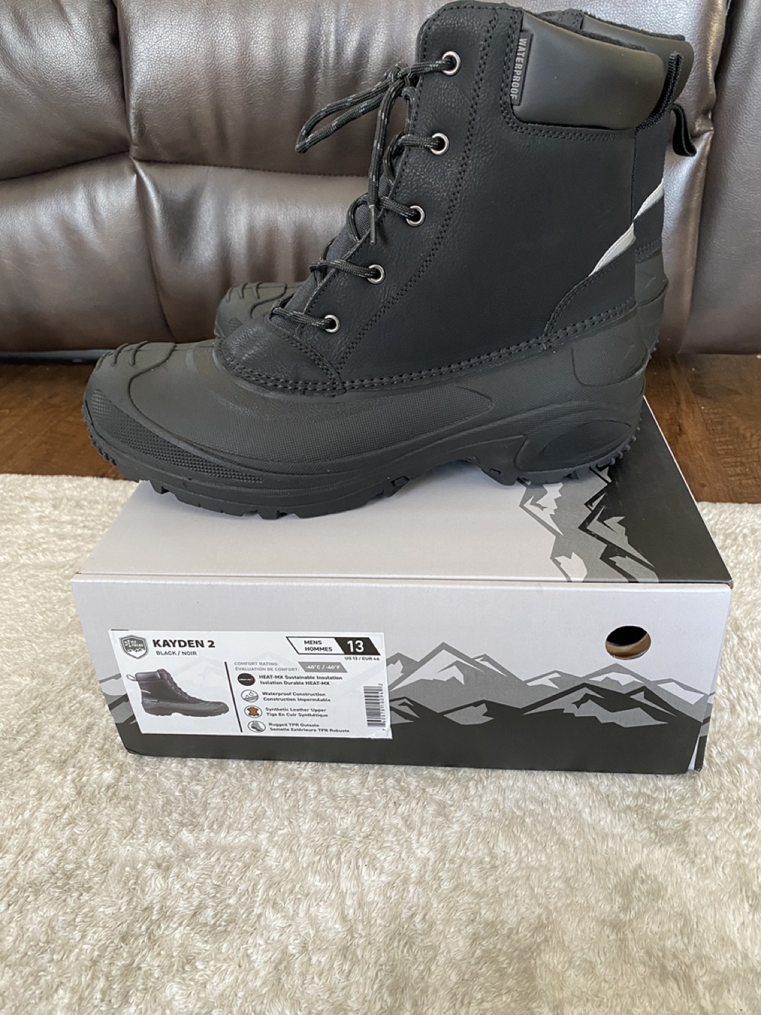 Men's Ice Fields Winter Boots - Size 13