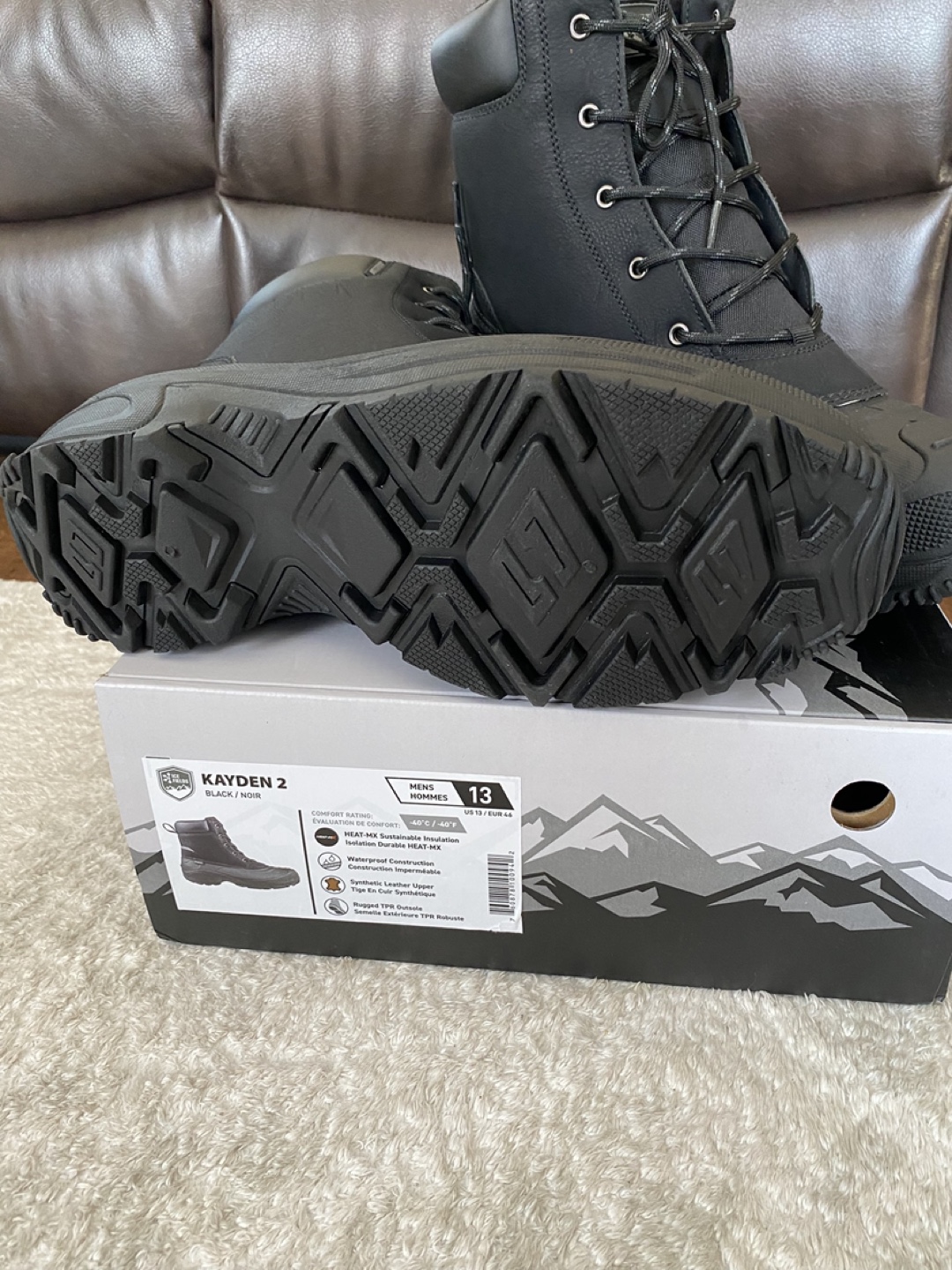 Men's Ice Fields Winter Boots - Size 13 - photo 5
