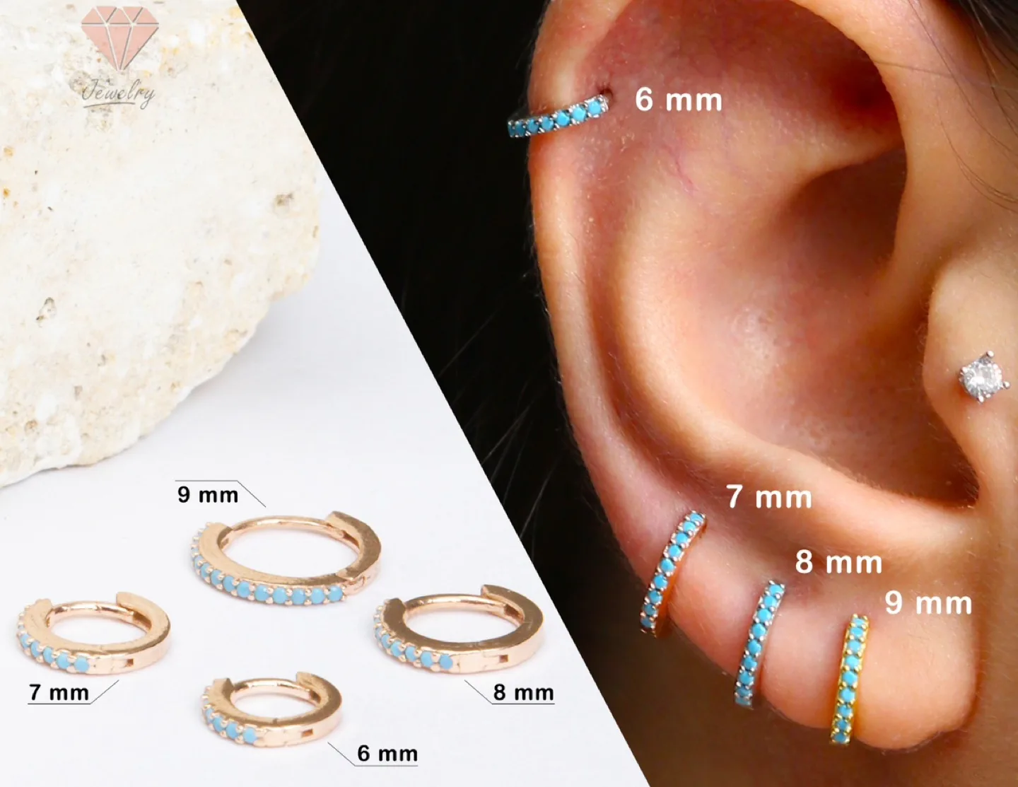 New Stone Earring image indicator(3)
