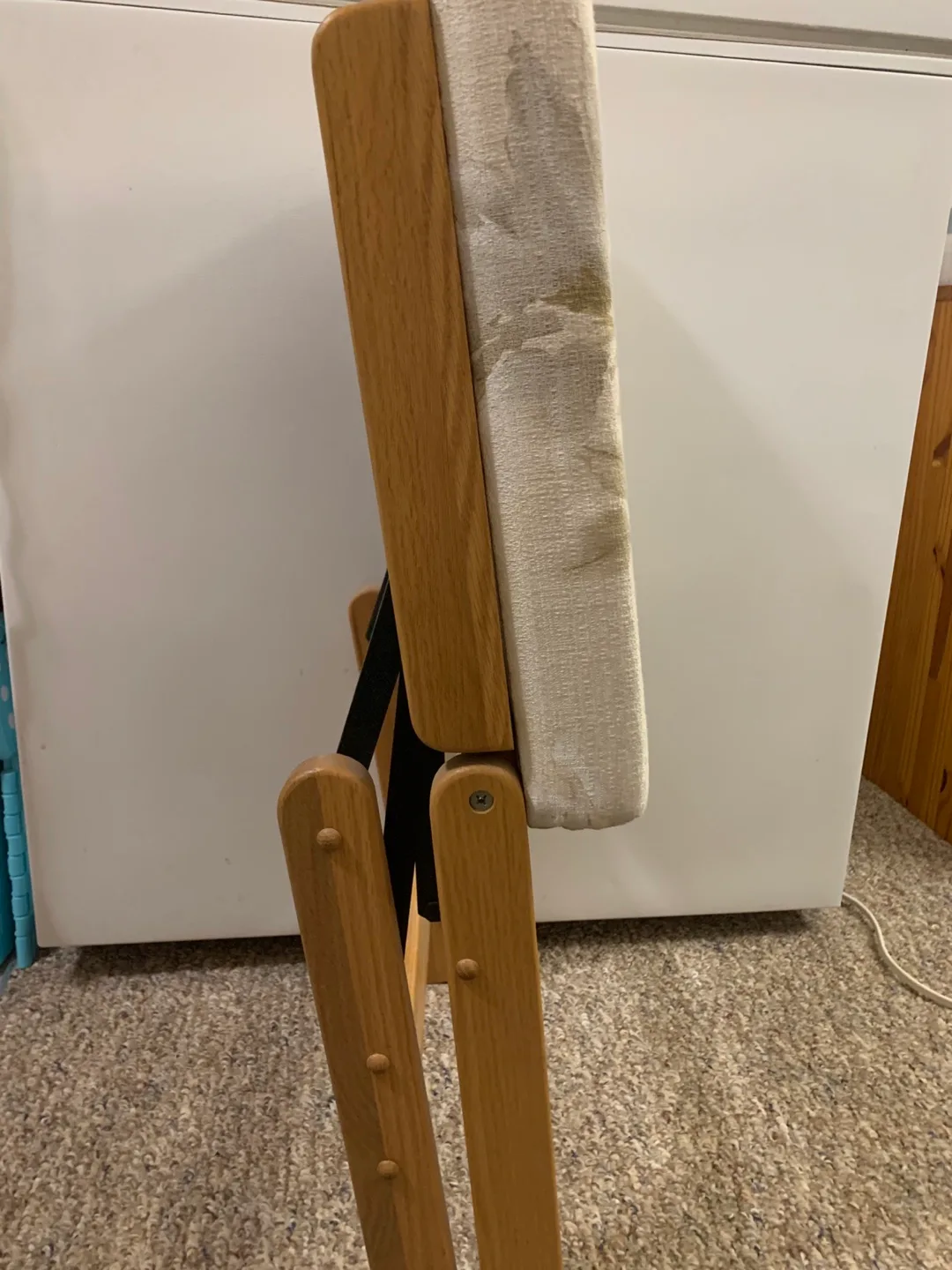 #freecycle- Custom built oak folding stool image indicator(4)